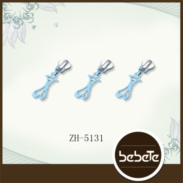 5#decorative metal changing zipper slider