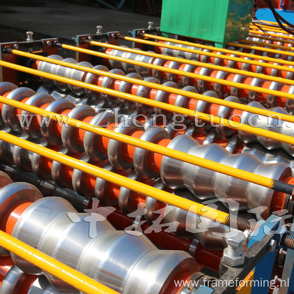 double layer steel sheet roll forming machine