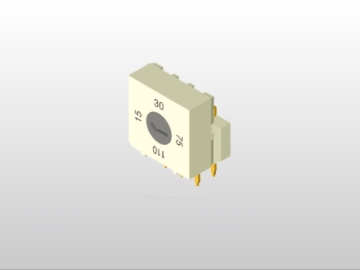 4 Steps 10x10cm Rotary Coded DIP Switch