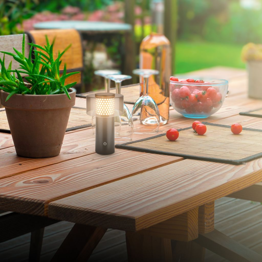 Gila Cordless LED Table Lamp 2.6W Touch Dimmable Black (4) Gila Cordless LED Table Lamp 2.6W Touch Dimmable Black (4)