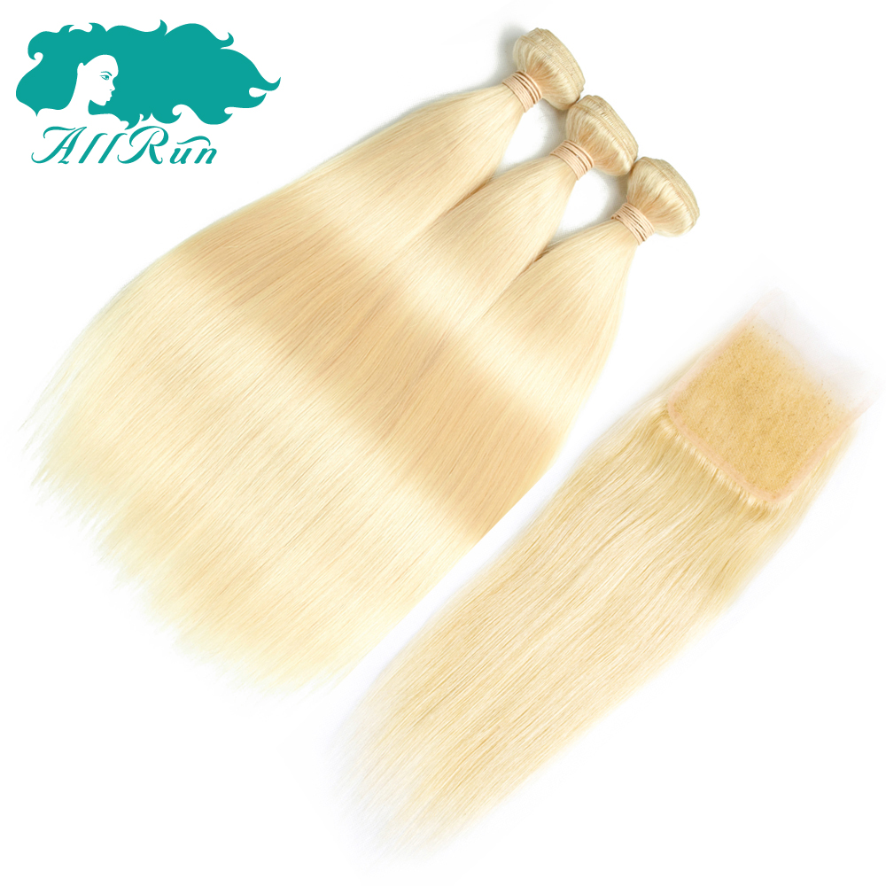 allrun hair beautiful cheap indian  hair 7a 3 bundles 613 straight human hair