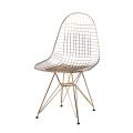 Классическая копия стула Eames DKR из золотой проволоки