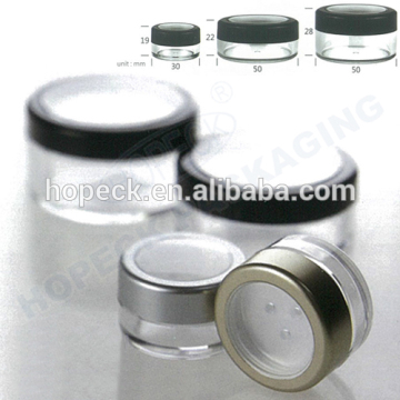 round shape cosmetic jar