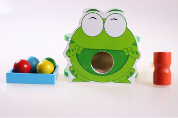 Wooden Pounding and Hammering Knock Off Ball Toys