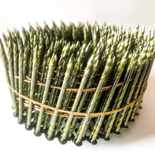 Round Head 3-1/4\" x .120\" x 15° Hot Dip Galvanized Ring Shank Coil Nail: Search Engine