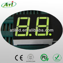 0.56" 2 digit led number display green color 7 segment led display