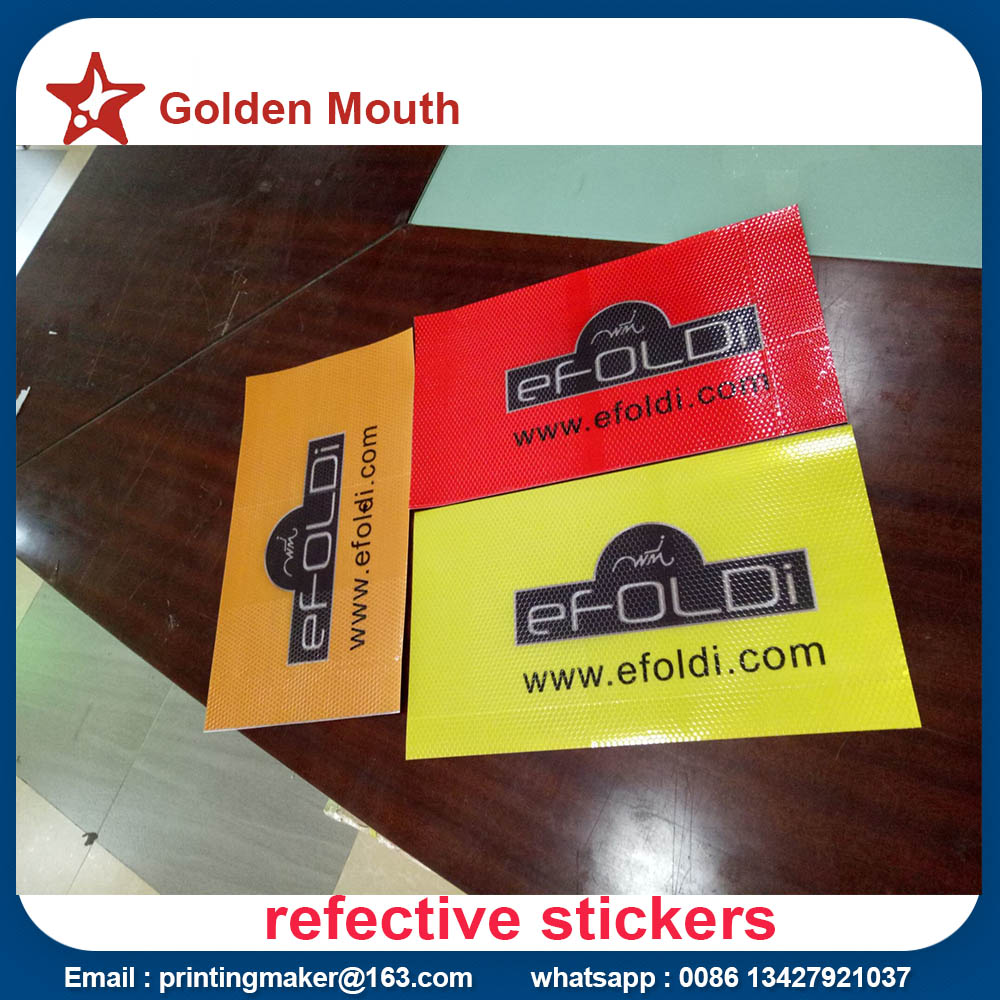 custom reflective stickers