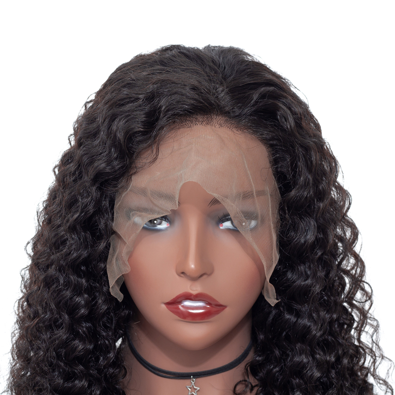 China Manufacturer 100% Cuticle Aligned Brazilian Human Hair Full Lace Wigs