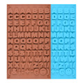 chocolate mold letters silicone