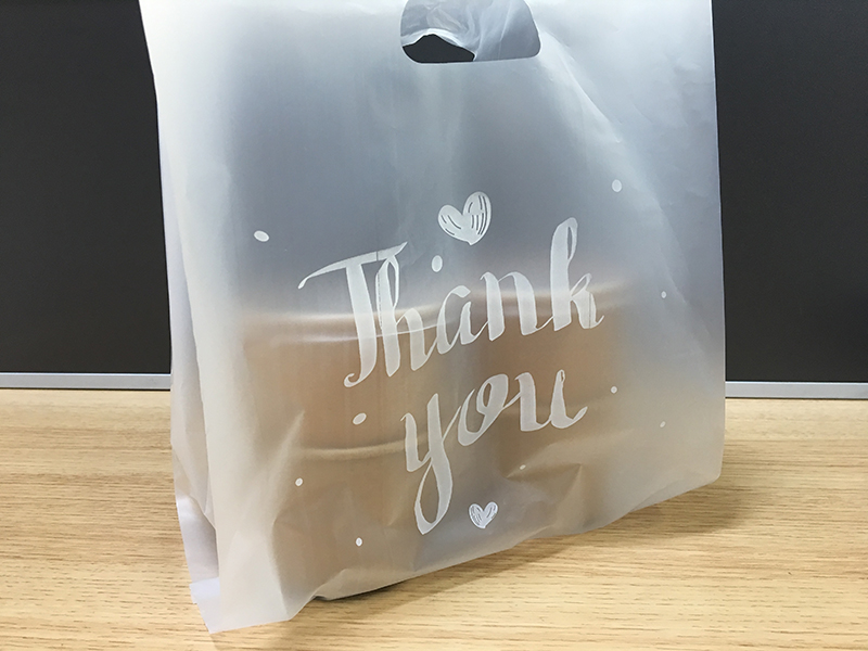 D Cutting Vest Plastic Shopping Bag