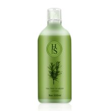 Acne tea tree oil body lotion