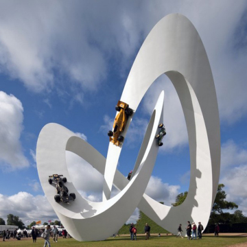 garden decoration statue metal Craft modern sculpture outdoor