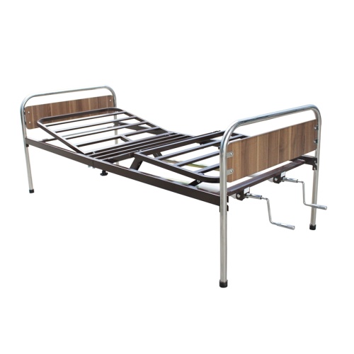 Adjustable Manual Nursing Bed With 2 Cranks