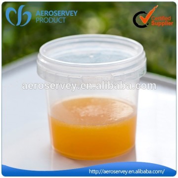 Good quality transparent clear plastic jar with lids