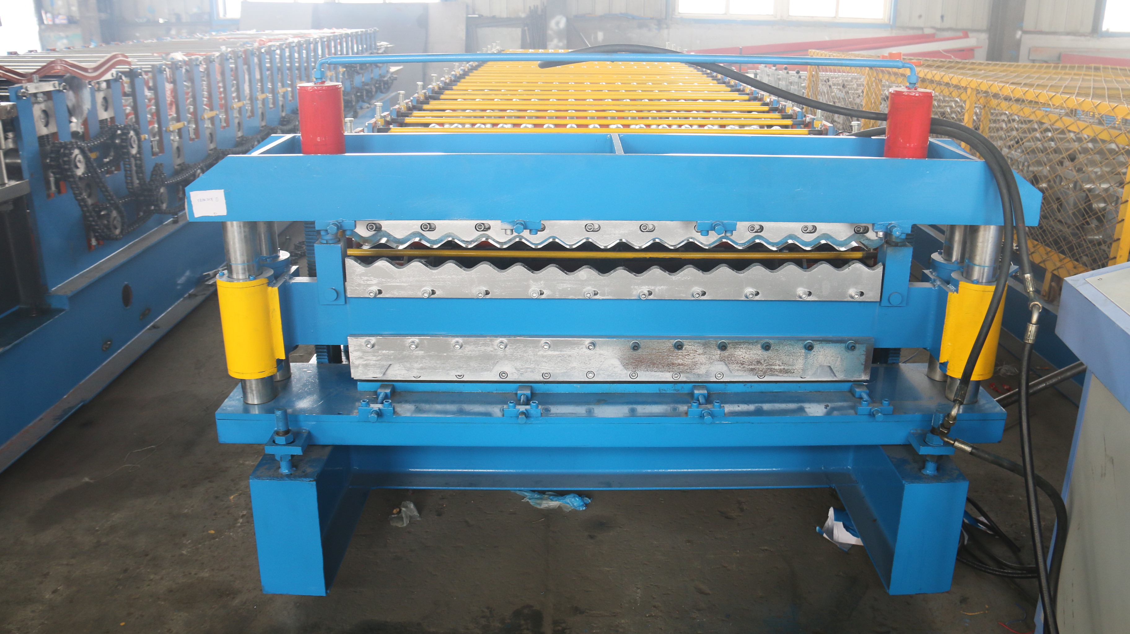 Roll equipments double layer roof and wall panel forming machine