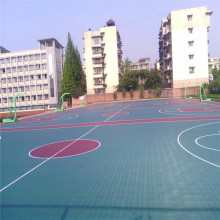 PP interlocking plastic used floor tiles