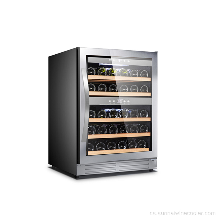 Obecné elektrické domácí spotřebič dřevěné police na víno lednička