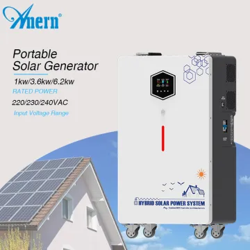 Anern Solar System 3000W Portable Solar Generator for Whole House