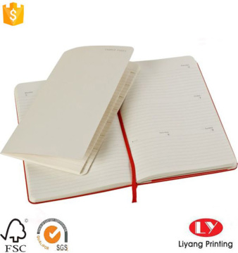 Fancy diary hardcover paper notebook with pocket