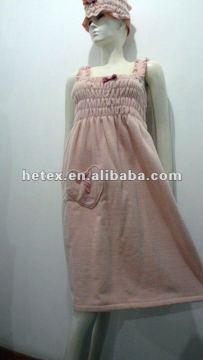 Skirt with shoulder-straps/Lady bathrobe