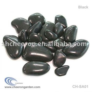 Black Polished Pebble