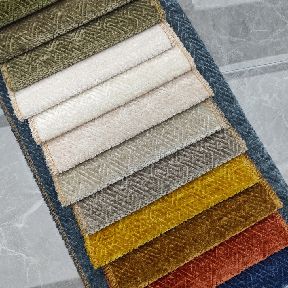 پارچه شنل chenille fabric