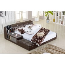 2014 comfortable geninue leather bed room set for sale