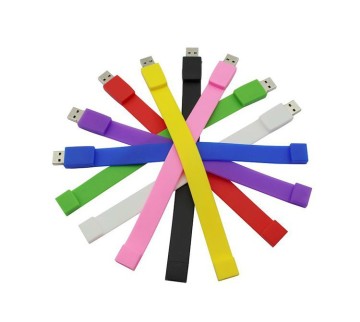 Colorful Flash Disk Silicone Bracelet USB Manufacturer