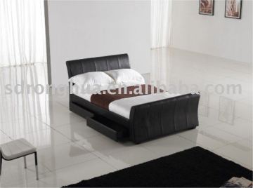 Drawer Leather bed A051