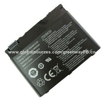Laptop Battery, Replacement for Uniwill U40-3S4400-S1B1, 14.4/11.1V Voltage, 2,200/4,400mAh Capacity