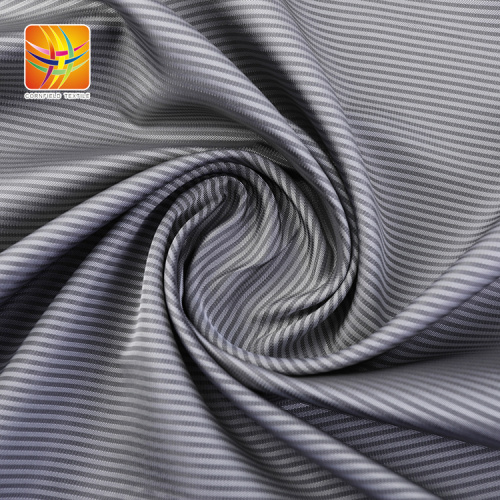 fashion polyester stripe  lining fabric