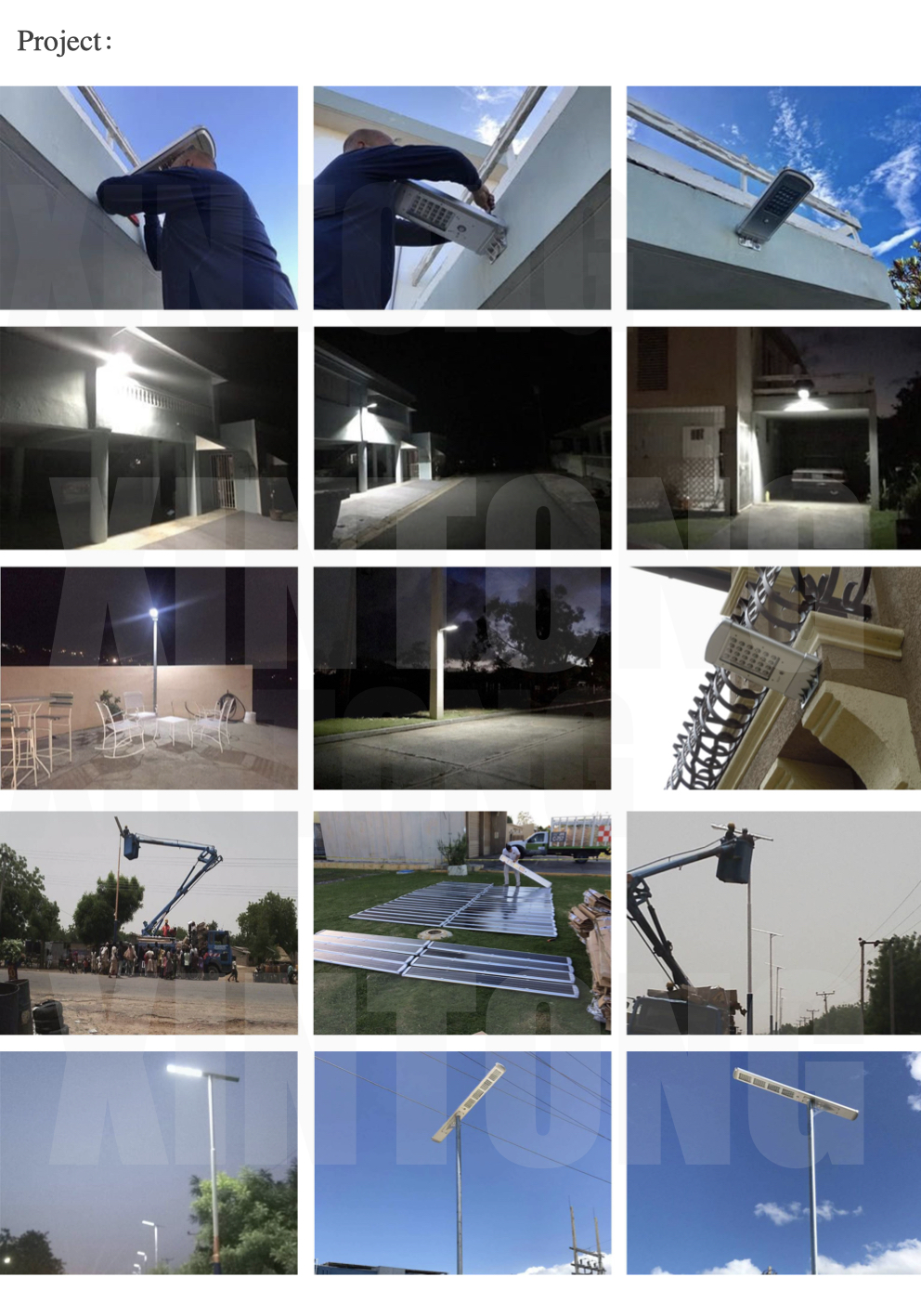 IP65 Outdoor LED Solar Energy Saving Integrated Street Light