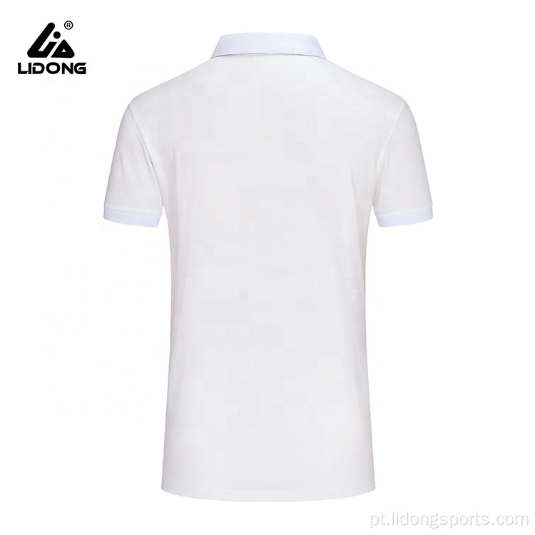 Wholesale personalizado novo elegante da juventude polo camiseta