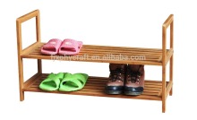 Discount 10% Bamboo 2 Tiers Shoe Rack