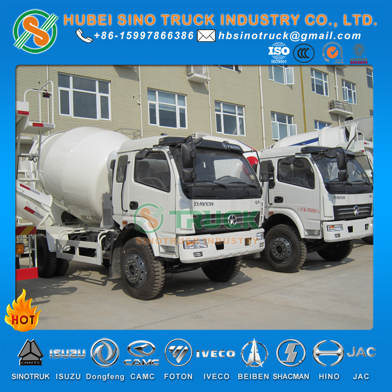 Dayun 3-4cbm Concrete Transit Mixer