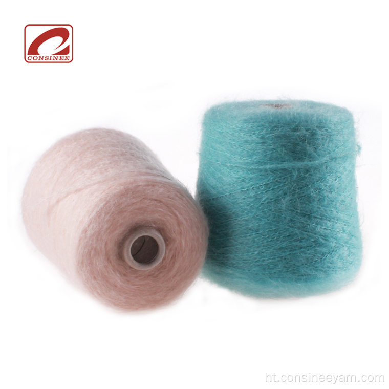 Topline mohair fil espesyal pou machin trikote