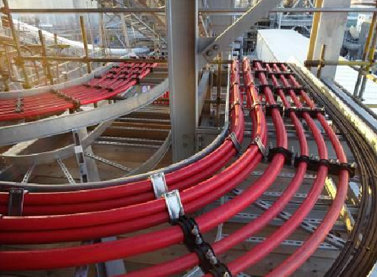 kabelové zarážky datového centra datacenter Cable Cleats