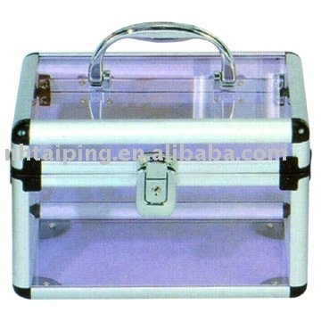 small acrylic makeup organizer Beauty Cosmetic cases with clasp