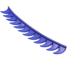 Motocross Helmet with Mohawk Sticker and Spikes