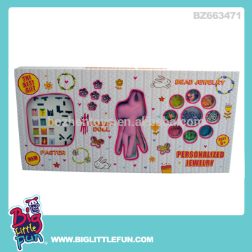 DIY doll toy rabbit,diy bead for kids