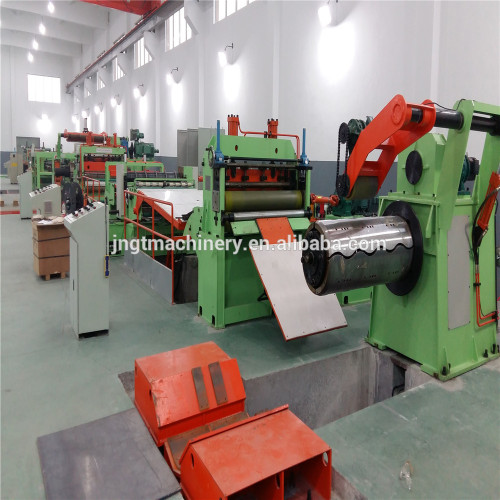 Metal strip coil cut to length line