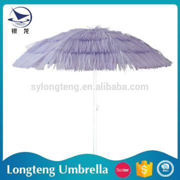 New Product Eco-friendly Hawaii Sun protection beach umbrella with tassles