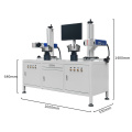 Dual Flanges Vavles MOPA Fiber Lasers Marking Machine