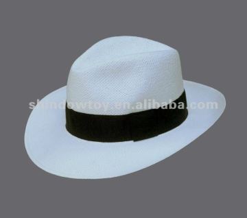 Fashion Paper panama hat, White Panama straw hat