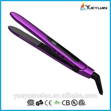 Professional high quality 110v/220v ceramic plate hair straightener ionic hair straightener