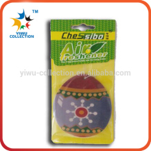 NEW promotional car gift car air freshners/ low price factory price air freshener/ print logo give away paper air freshener