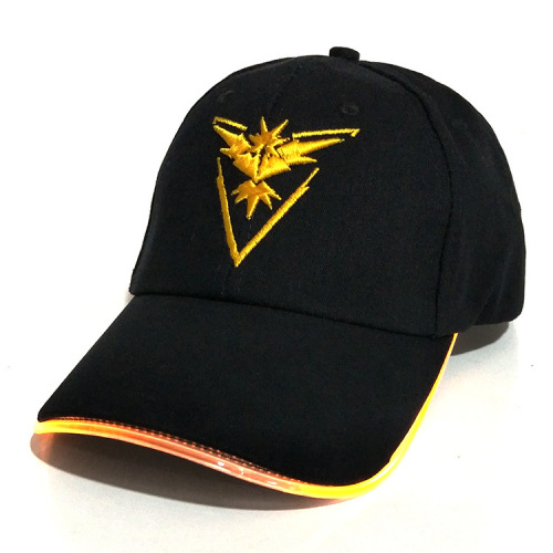 Gorra de fibra óptica LED gorra luminosa gorra de béisbol