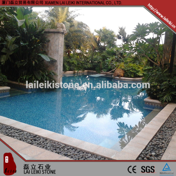 Competitive price swimming pool granite wavy edge tile wavy edge tile