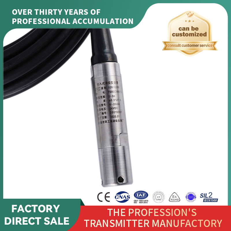 Senzor de nivel de apă submersibil de 19 mm pentru monitorizarea găurilor de foraj