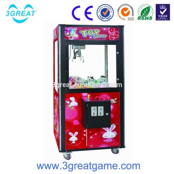 Arcade coin operation vending crane prize pusher